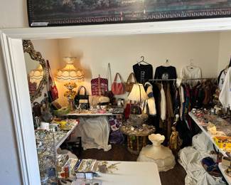 Packed house full including thousands of jewelry, purses, clothes