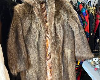 Vintage Raccoon coat 