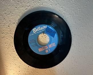 Oilers single record Love you blue 