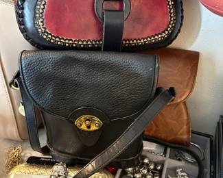 Vintage black dooney purse