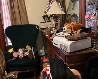 After cleaning out the room 