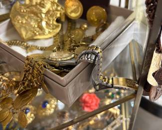 Several vintage Miriam Haskell signed pieces