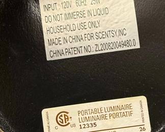 Scentsy Natures Haven Warmer and Spring Clean Wax Melt second image