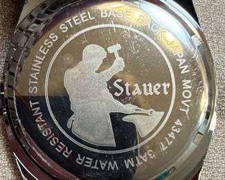 Stauer Flex Mens Stainless Steel DayDate Watch third image
