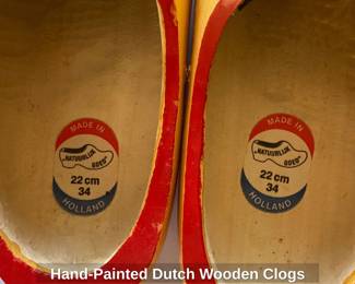 HandPainted Dutch Wooden Clogs second image