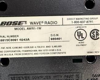 Bose Wave Radio Model AWRW second image