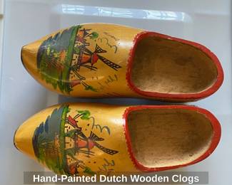 HandPainted Dutch Wooden Clogs