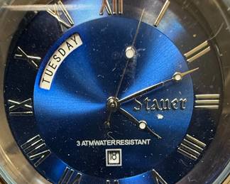 Stauer Flex Mens Stainless Steel DayDate Watch second image