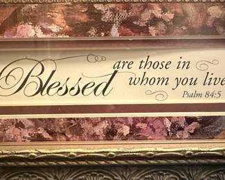 Christian World Inc. Spring Promise Framed Art with Psalm second image