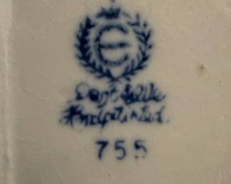 Delft Blue Kissing Couple Figurine, DAIC Dutch second image