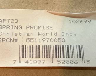 Christian World Inc. Spring Promise Framed Art with Psalm third image
