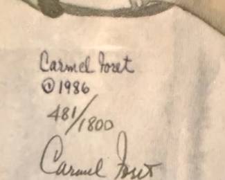 Carmel Foret Summer Roses Limited Edition Print second image