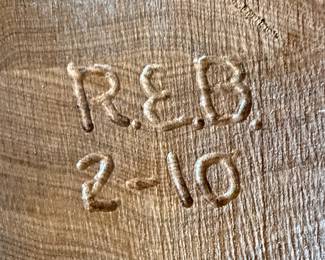 Carved Wooden Gnome Figurine second image