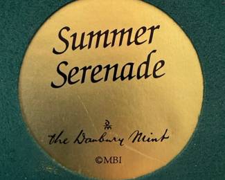 The Danbury Mint Summer Serenade Bird Figurine second image