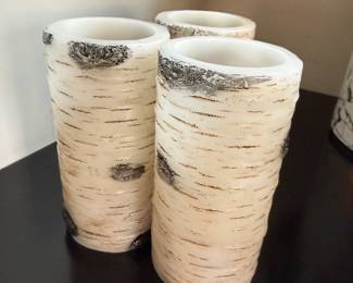 Birch electric candles