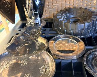 Snowman tray, Coffee Server, Cake Pans