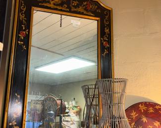 Large Mirror with Asian Theme