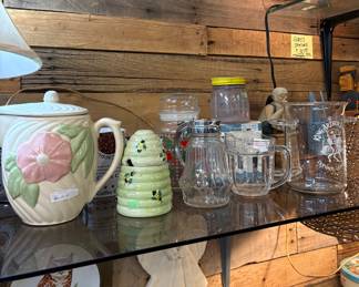 honey Pot, Flower Pitcher, Syrup pitcher, Decorative Jars, Owl plate, Angel plaque