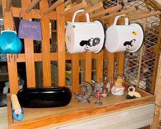 Enamel mugs, Betty Boop, Cat, Gucci Glass holder