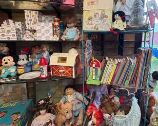 Vintage Children’s books, Cabbage patch doll and more