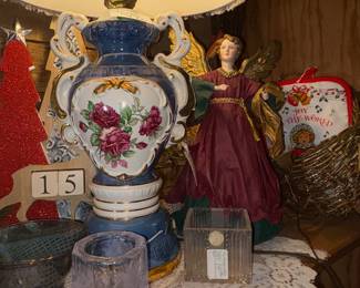 beautiful Floral Lamp, Days till Christmas Wooden