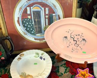 Vintage Luray Advertisement Platter