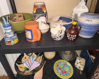 Navajo Lottery & Others, Shell ornaments, Jugs