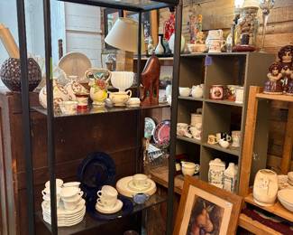 Metal Shelf with Glass