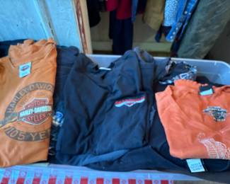 Harley Davidson and other motorcycle tshirts 
