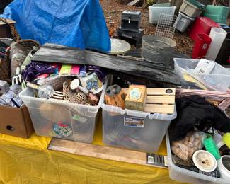 Phillip’s huge famous $$$ table!  Lots of goodies 