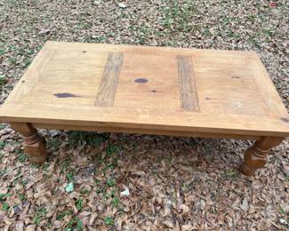 Wood coffee table 