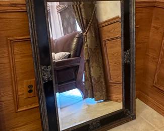 Uttermost Cadence Antique Gold and Black Mirror