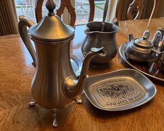 Gorham Octette Pewter Coffee or Tea Service Set with Tray second image