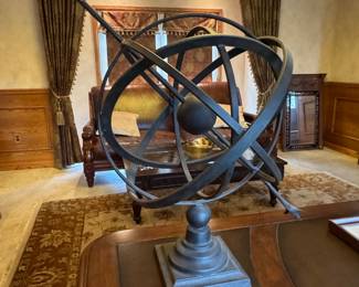 Large Metal Armillary Sphere