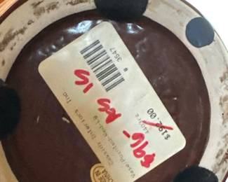 Large Glazed Ceramic Floor Vase third image