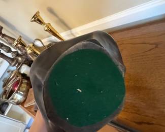 Art Nouveau Bronze Vase with Female Figure by Francesco Flora third image