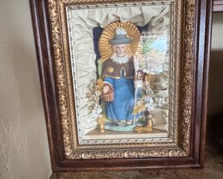 Framed Diorama of Santo Nio de Atocha