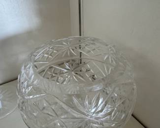 Cut Crystal Rose Bowl second image