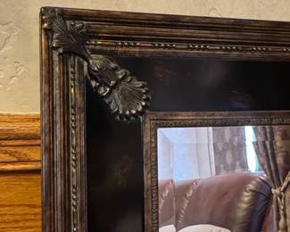 Uttermost Cadence Antique Gold and Black Mirror second image