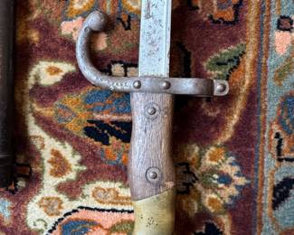 French Gras Model Sword Bayonet with Scabbard third image