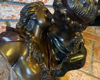 Bronze Bust Le Baiser Donn after JeanAntoine Houdon second image