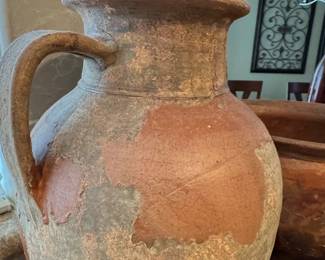 Vintage Turkish Terracotta Olive Jar second image