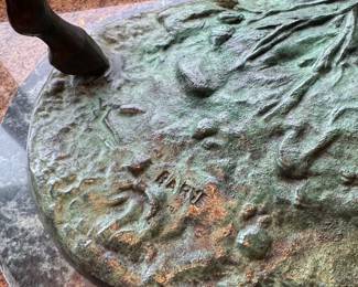 Bronze Sculpture of an Arab Warrior on Horseback, After Alfred Barye third image