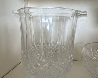 Cristal dArques Longchamp Crystal Ice Bucket