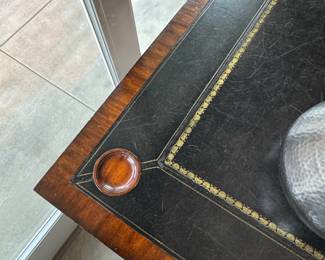 MaitlandSmith Leather Inset Game Table third image