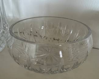 Cut Crystal Serving Bowl