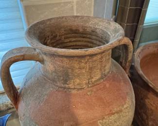 Vintage Turkish Terracotta Olive Jar third image