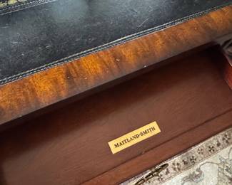 MaitlandSmith Leather Inset Game Table second image