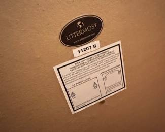 Uttermost Cadence Antique Gold and Black Mirror third image