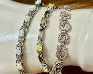 Sterling bracelets